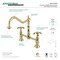 Kingston Brass KS1172TX French Country Bridge Kitchen Faucet, Polished Brass KS1172TX - alternate 2